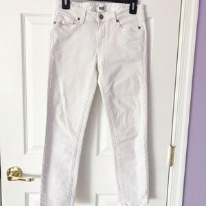 Paige white denim jeans